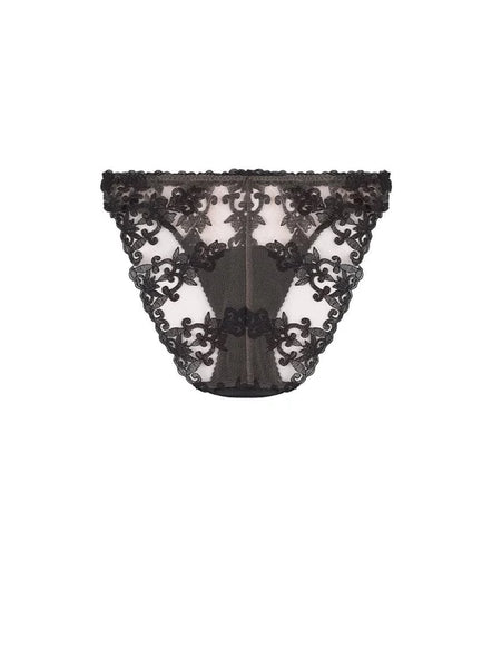 Fleur Of England Onyx Lace Brief