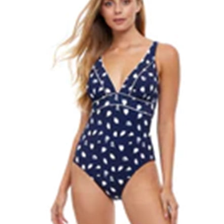 Gottex Profile Feather V Neck Swimsuit