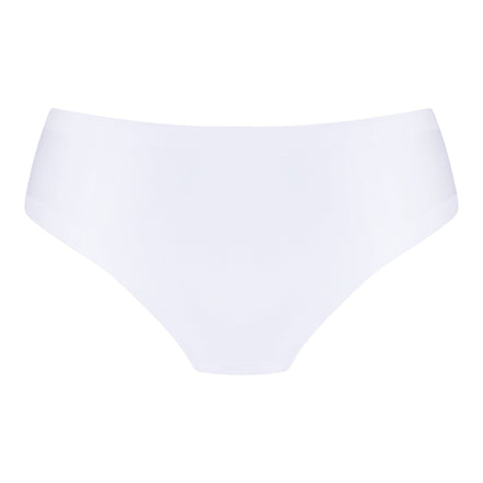 White bikini bottom on a white background