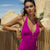 Maryan Mehlhorn Honesty Halter Plunge Swimsuit