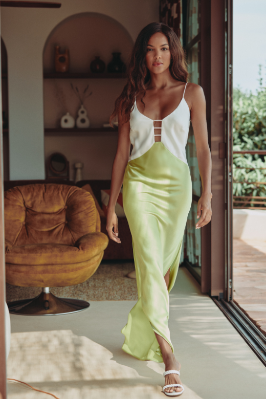 Marjolaine Carmela Silk Long Nightdress