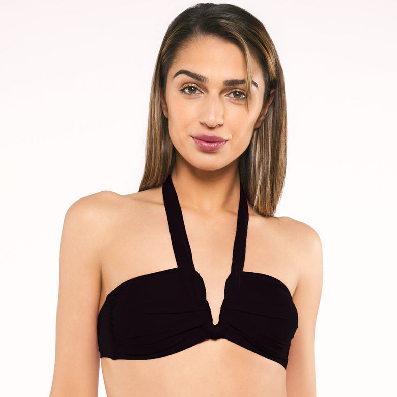 Red Point Sali Bandeau Bikini Top