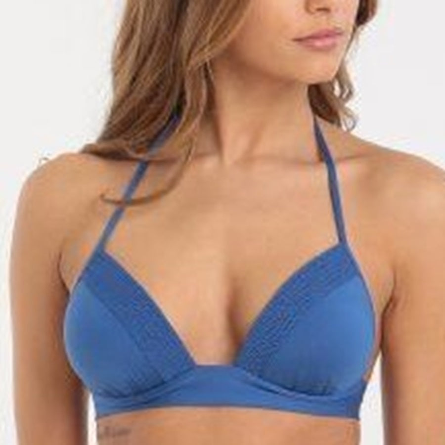 Smock Summer Solids Padded Plunge Bikini Top