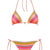 Watercult Dopamine Stripe Triangle Bikini Set