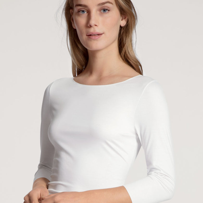 Calida Natural Luxe 3/4 Sleeve T-Shirt