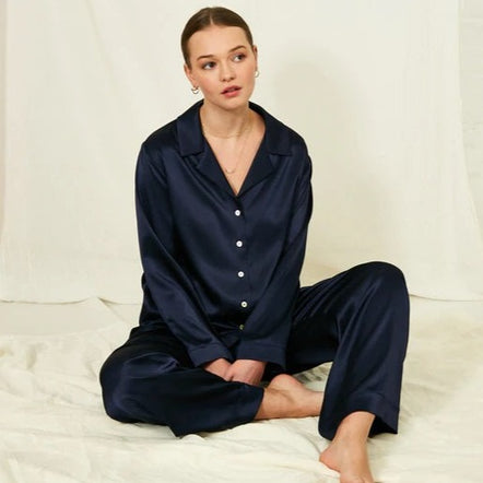 Parasol Rose Peppy Silk Pyjama Set