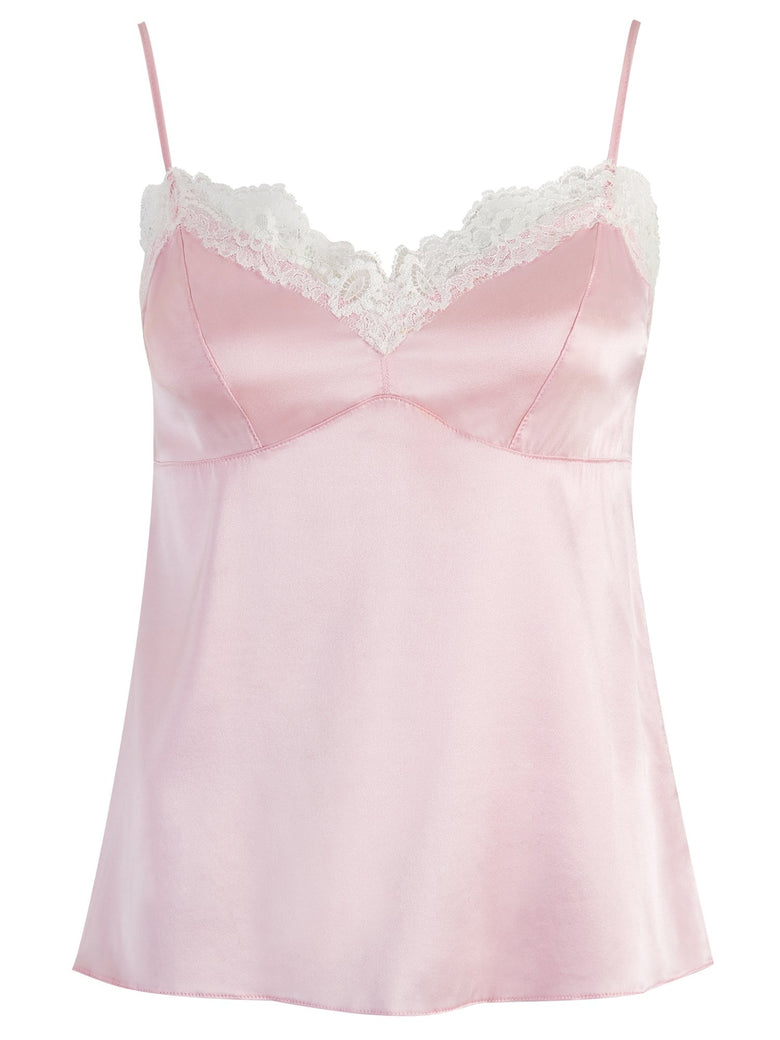 Parasol Rose Sophia Silk Camisole