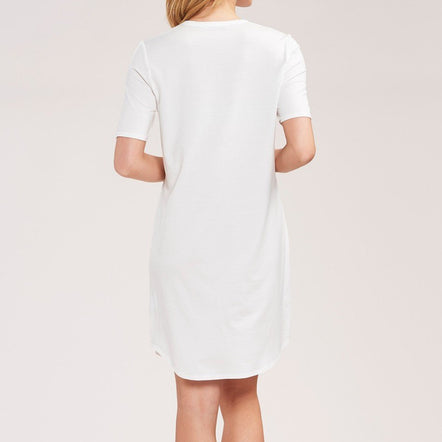 white jersey nightshirt